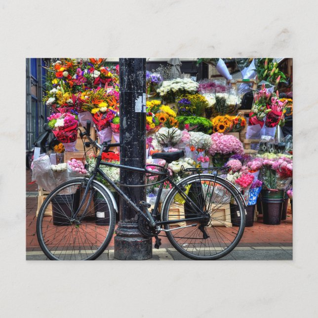 Carte Postale Boutique de fleurs (Devant)