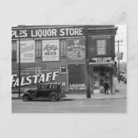 Boutique de liqueurs populaires, 1938