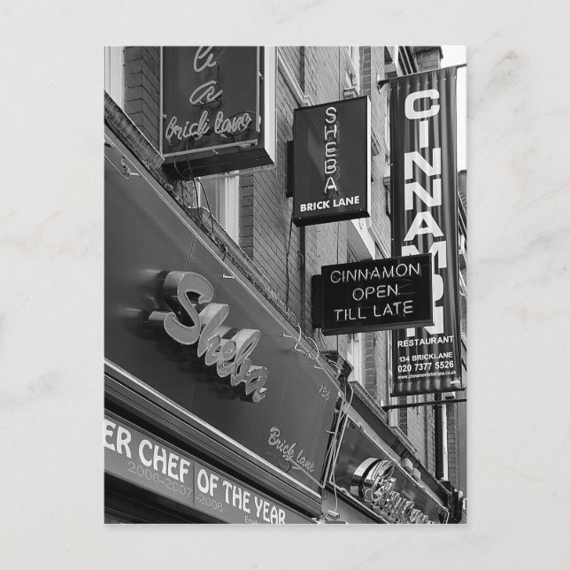 Carte Postale Boutiques de Londres (Devant)