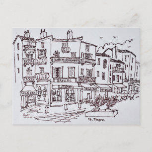 Carte Postale Boutiques Saint-Tropez   French Riviera, France