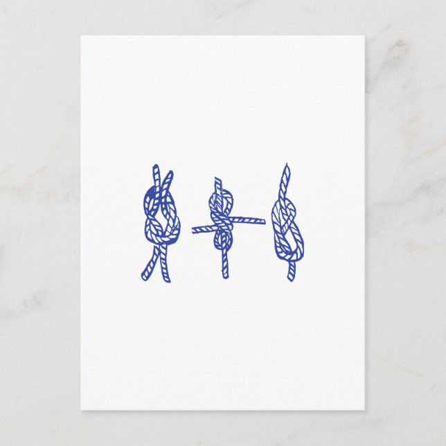 Carte Postale Boutons bleus (Devant)