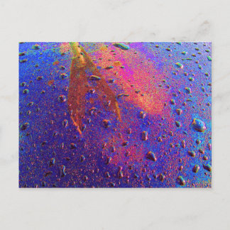 Carte Postale Boutons D'Eau Sur Le Cou De Voiture