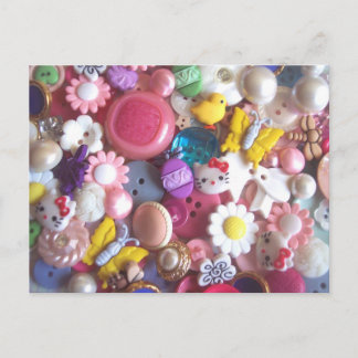 Carte Postale Boutons Printemps