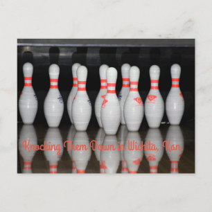 Carte postale Bowling