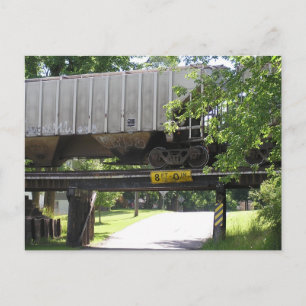 Carte Postale Boxcar garé