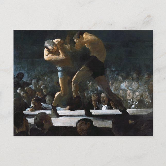 Carte Postale Boxe de George Bellows (Devant)