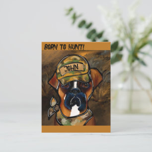 Carte Postale Boxer