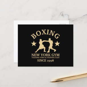 Carte Postale Boxing Gym, Pro Fighters