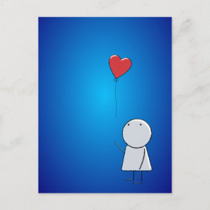 Carte postale Boy & Balloon