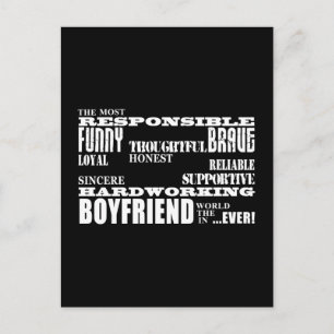 Carte Postale Boyfriends Best & Greatest Boyfriend : Qualités