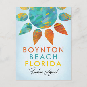 Carte Postale Boynton Beach Floride Sunshine Travel