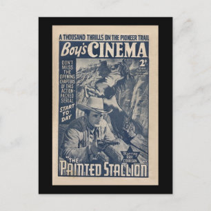 Carte Postale Boys Cinema 1938 - L'étalon peint