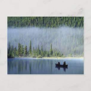 Carte Postale Boys fishing on Waterfowl Lake, Banff National