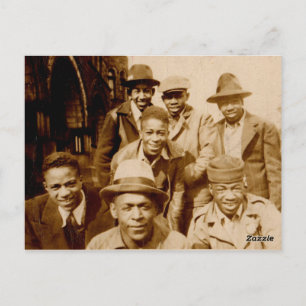 Carte Postale Boyz des années 1930 du capot RPPC
