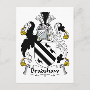 Carte Postale Bradshaw Family Crest