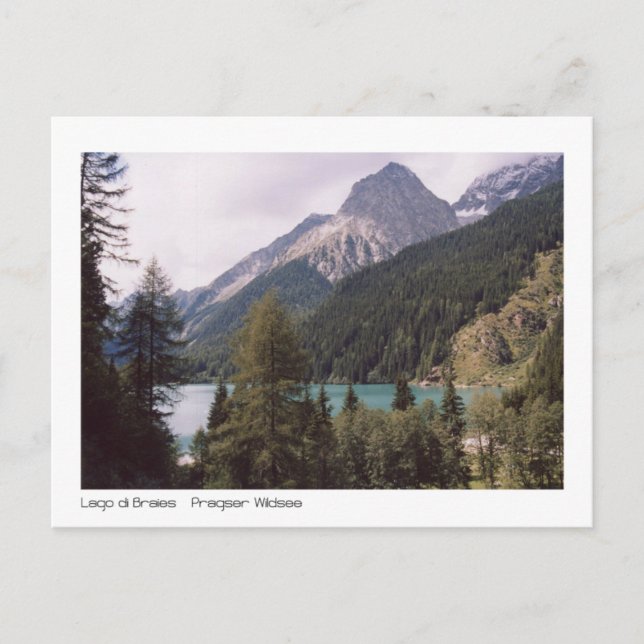 Carte Postale Braies (Devant)