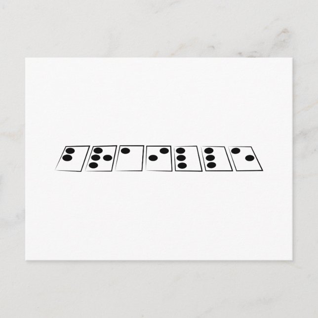 Carte Postale Braille (Devant)
