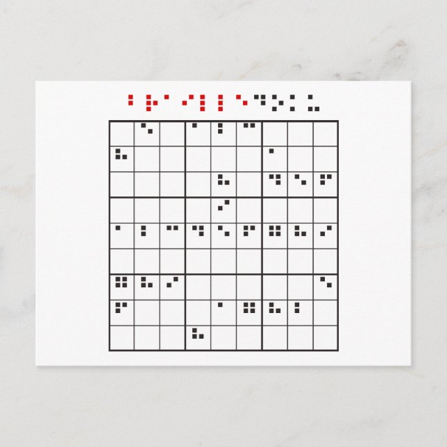 Carte Postale brailledoku (Devant)