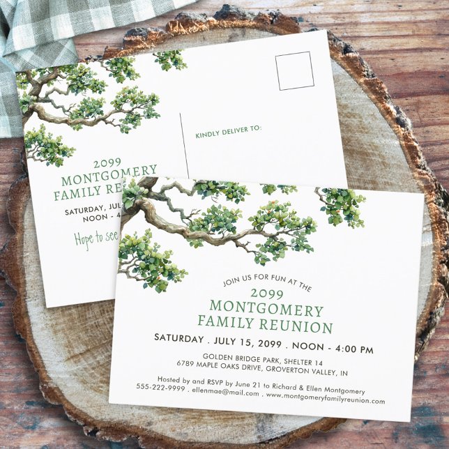 Carte Postale Branche de l'arbre familial (Créateur téléchargé)