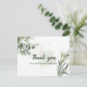 Carte Postale Branche d'Eucalyptus Élégante – Confirmation de Co