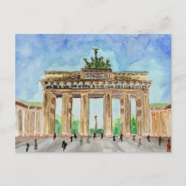 Carte Postale Brandenburger Tor Berlin (Devant)