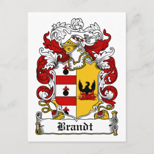 Carte Postale Brandt Family Crest