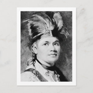 Carte Postale Brant - Joseph / chef indien mohawk