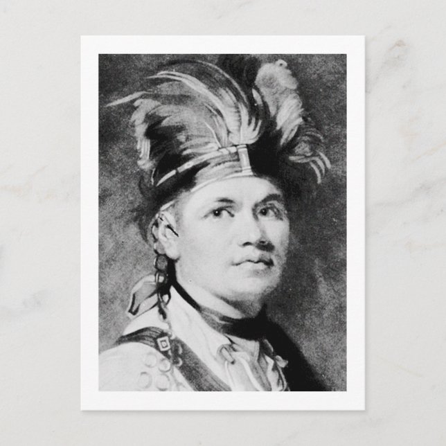 Carte Postale Brant - Joseph / chef indien mohawk (Devant)