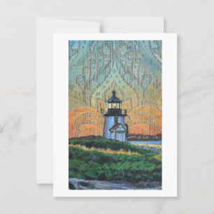 Carte Postale Brant Point Lighthouse Peinture, Nantucket, MA
