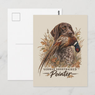 Carte Postale Braques allemands à poil court