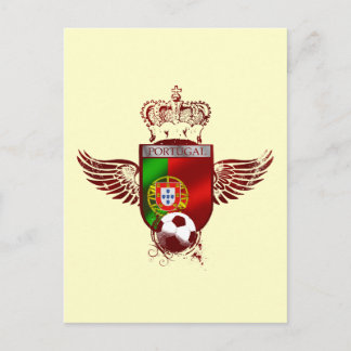Carte Postale Brasão de Futebol Fás Portugueses