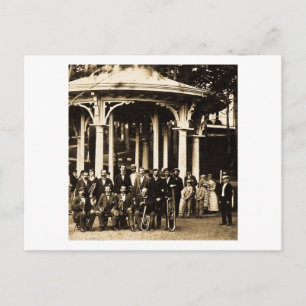 Carte Postale Brass Band à Saratoga Springs, New York vers 1860