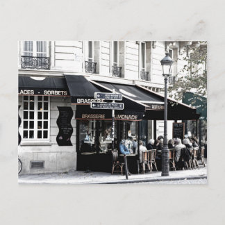 CARTE POSTALE BRASSERIE STREET SHOP COFFEE SHOP POSTCROSSING