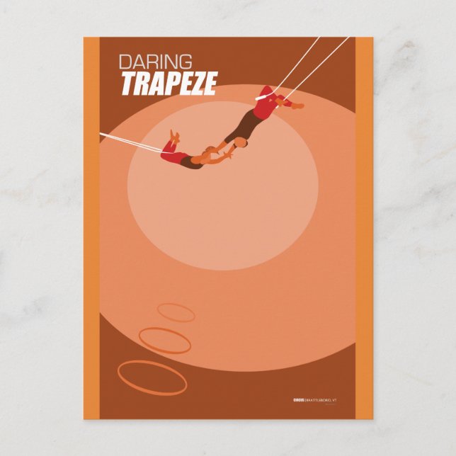 Carte Postale Brattleboro Circus Arts - Wondrous Wheels (Devant)