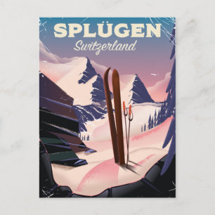 Carte Postale Brauneck Bavière, Allemagne Affiche de ski