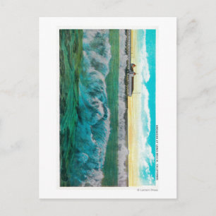 Carte Postale Breakers à Long Beach, Californie