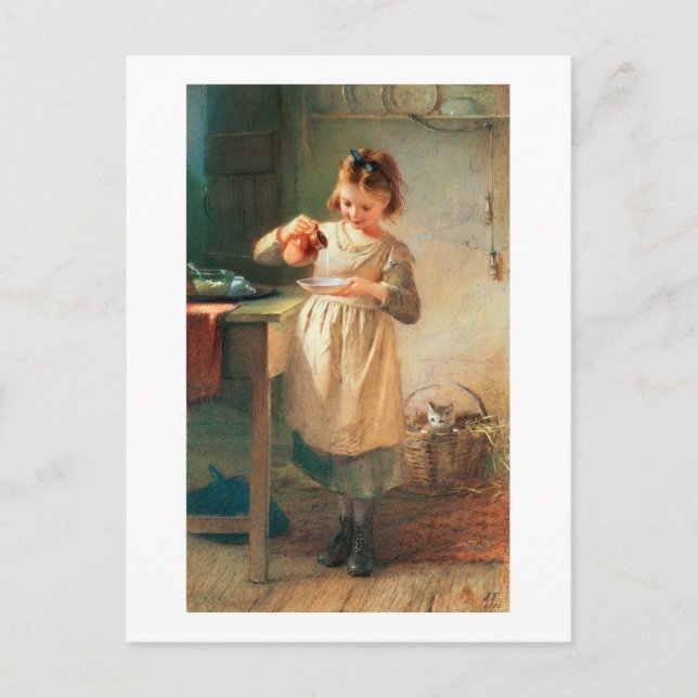 Carte Postale Breakfast Kitty (Devant)