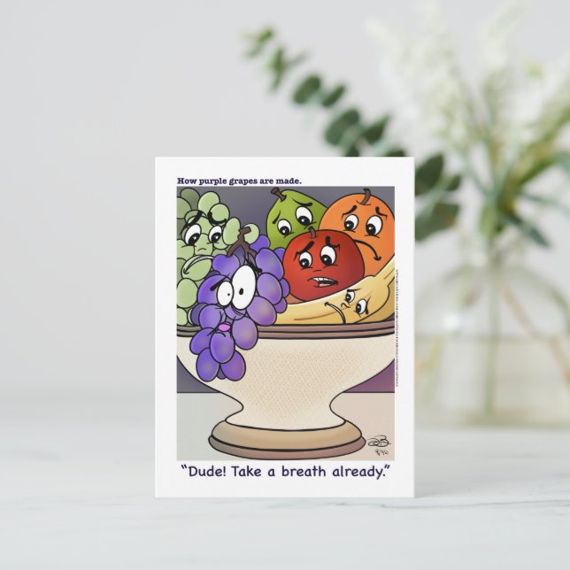 Carte Postale Breathe Postcard (Debout devant)