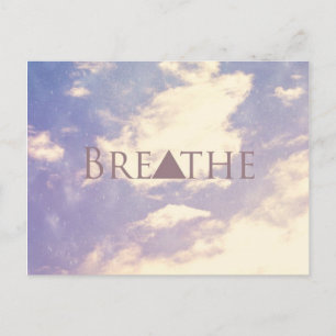 Carte Postale Breathe Postcard