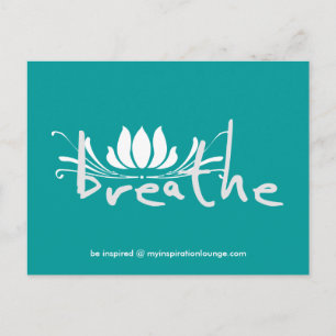 Carte Postale Breathe Postcard