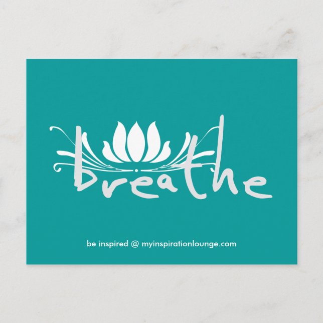 Carte Postale Breathe Postcard (Devant)