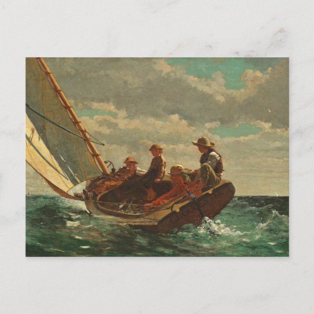 Carte Postale Breezing Up (A Fair Wind) 1873-76 (Devant)