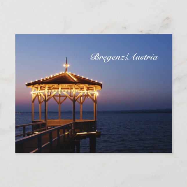 Carte Postale Bregenz am Bodensee (Devant)
