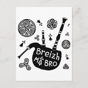 Carte Postale Breizh mA Bro