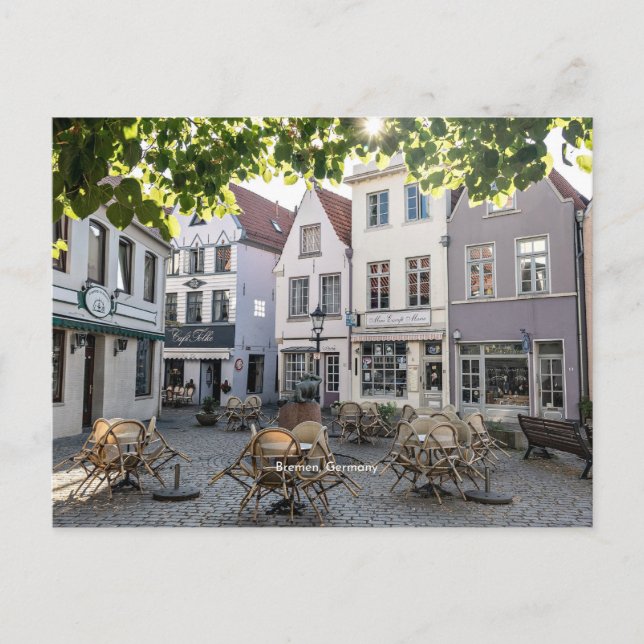 Carte Postale Brême, Allemagne, centre historique, (Devant)