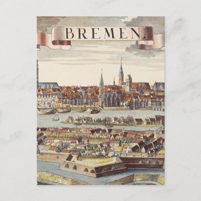 Carte Postale Bremen, Germany, 1719 (Devant)