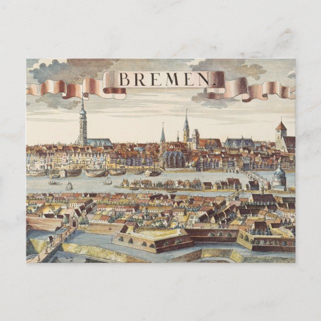 Carte Postale Bremen, Germany, 1719 (Devant)