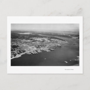 Carte Postale Bremerton, WA - Vue aérienne de la ville