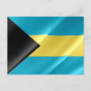 Carte Postale Brésil - Bahamas - Drapeau -