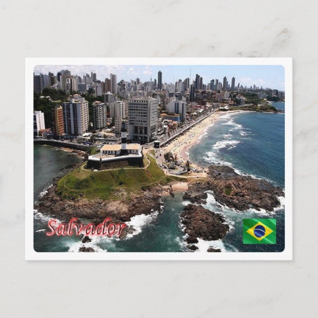 Carte Postale Brésil - Salvador - (Devant)